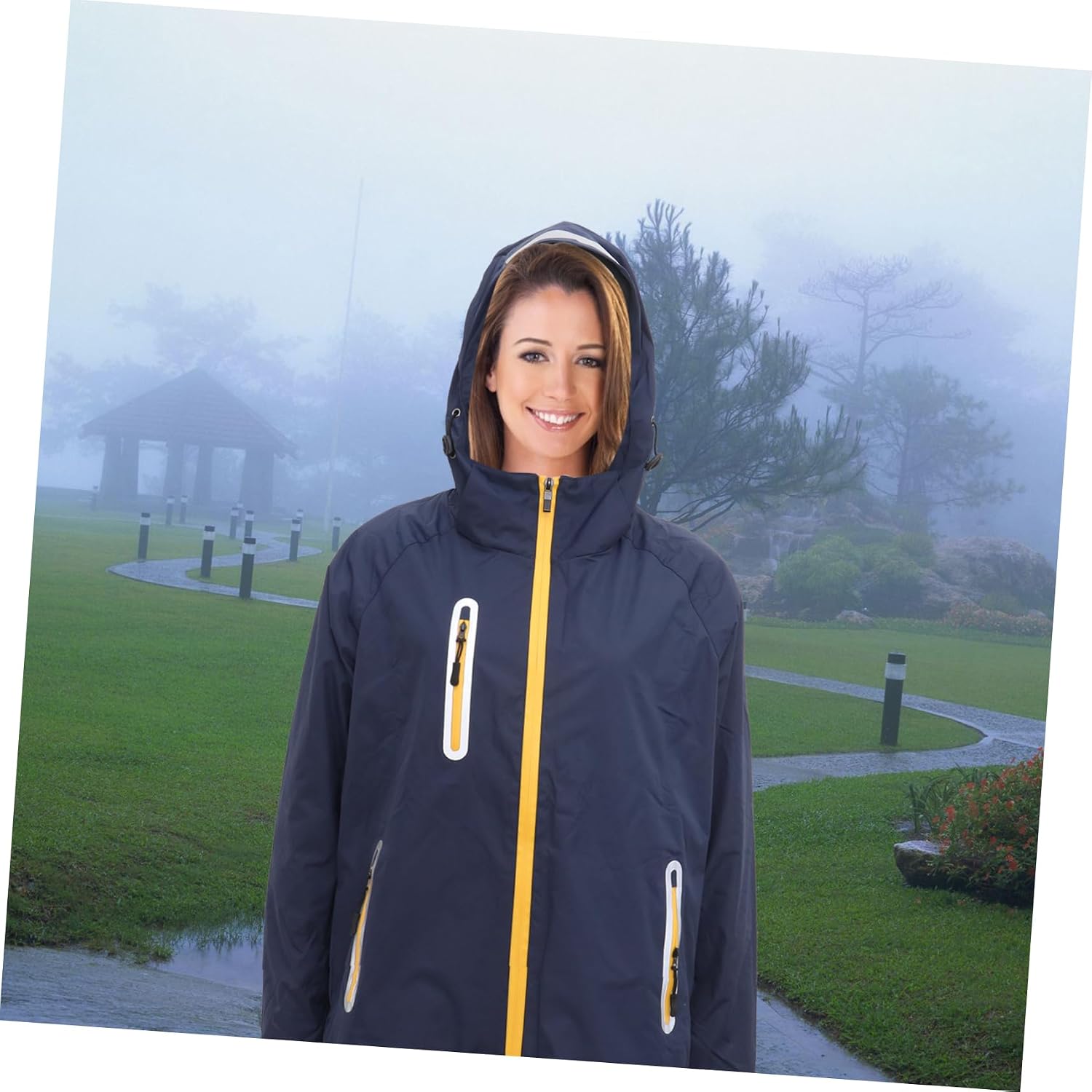 SAFIGLE Winter Outdoor Hiking Coat Fleece Jacket Windbreaker Full Zip Closure Cuffs Lightweight