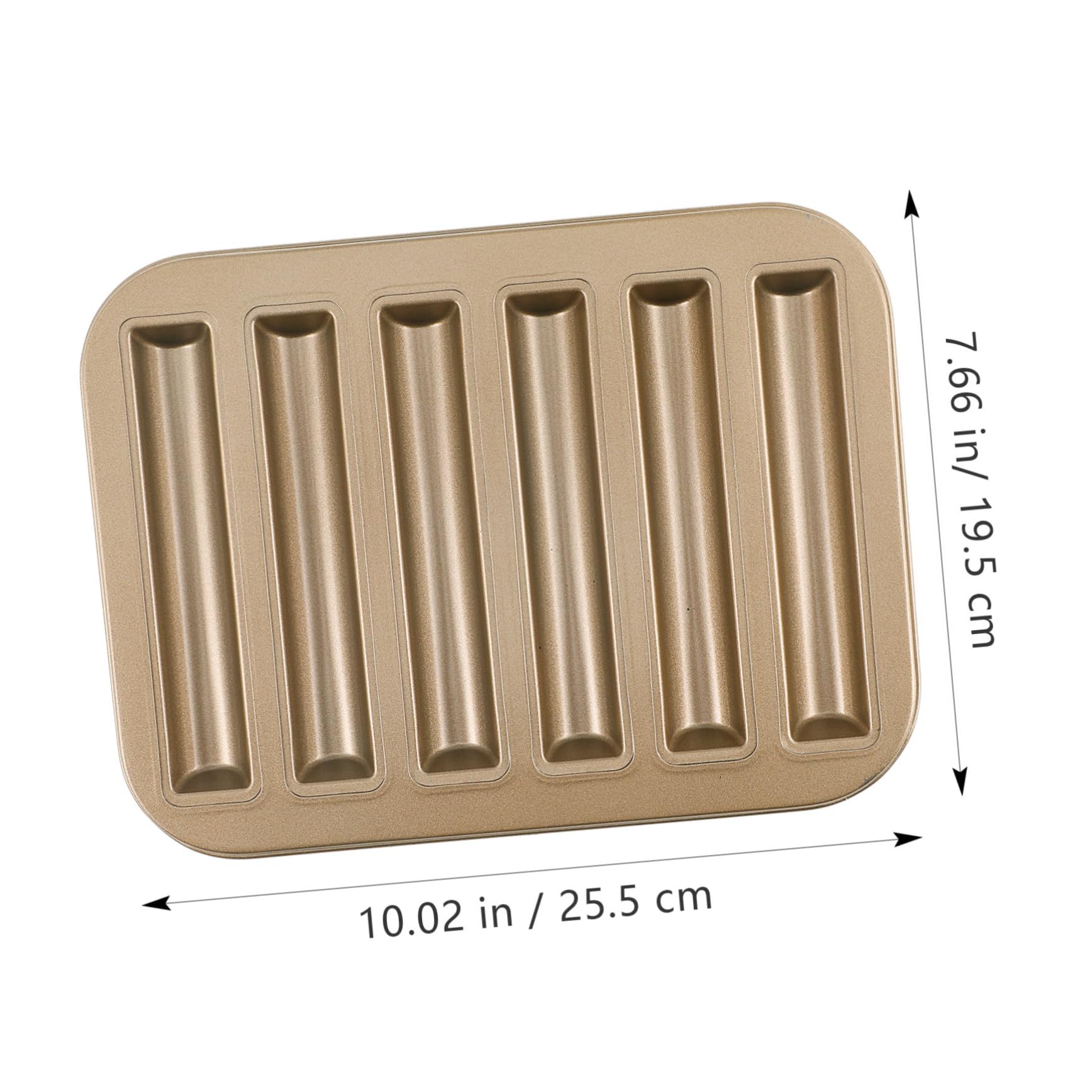 Ipetboom 3 Pièces Moule à Gâteau Pratique pour Pâtisserie DIY Moule à Adhésif pour Gâteaux Pâtisseries et Biscuits à Cavités Or