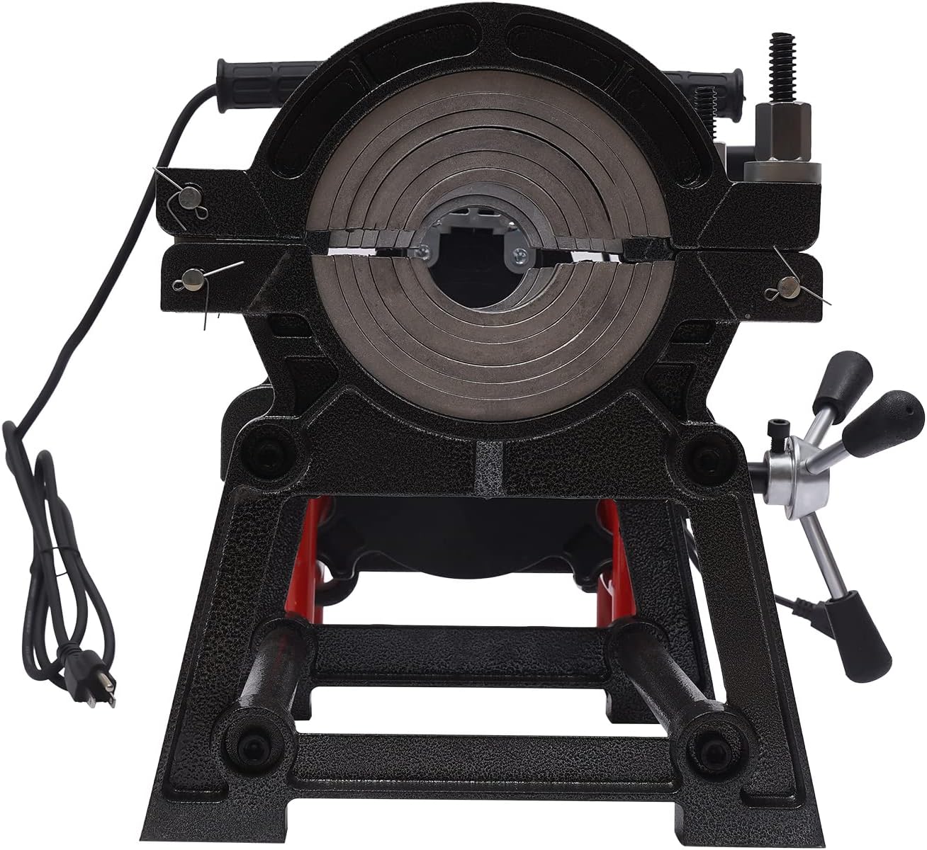 Pipe Butt Fusion Welding Machine, 2 Rings Single Column Pipe Fusion Machine for 63-200MM for PE PB PVDF HDPE PVC PP Pipe, Fitting Pipe Welding Piping Pipe Fusion Welder