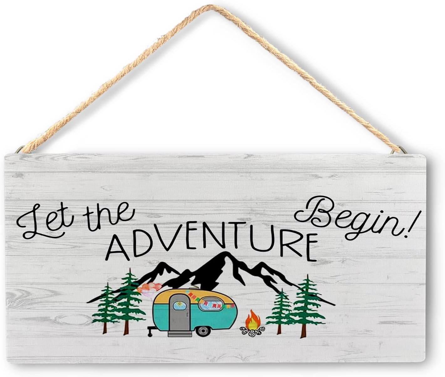 Amazon.com: LUVADIAN Camping Signs, Camping Decor for Camper RV Trailer ...