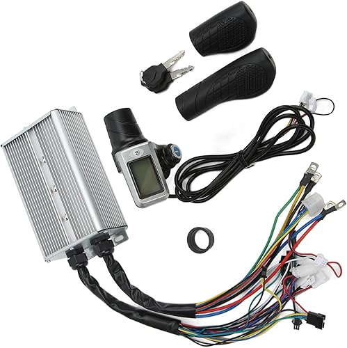 Miniatura 9 de VBESTLIFE Kit de controlador de motor eléctrico sin escobillas de 3648V 1500W, controlador eléctrico sin escobillas con pantalla LCD, kit de agarre