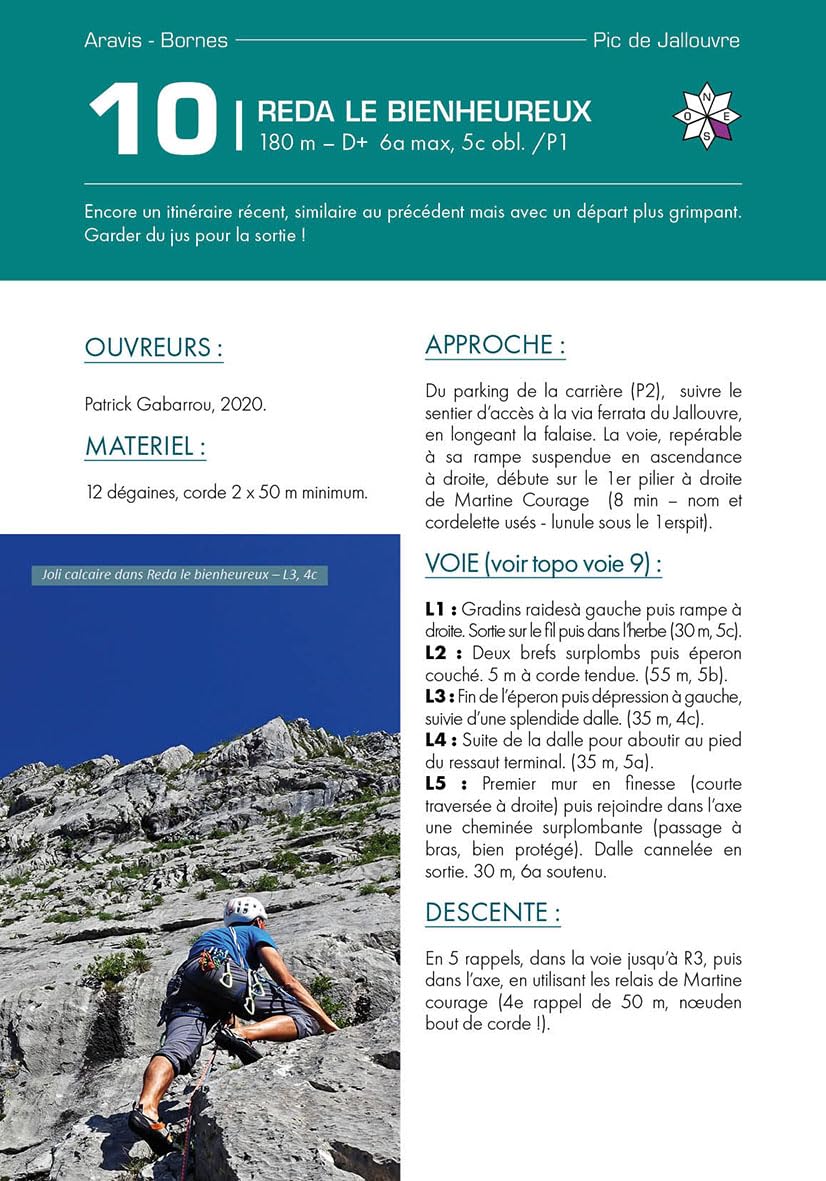 100 grandes voies plaisir autour de Chamonix - Bornes - Aravis - Aiguilles Rouges - Mont-Blanc