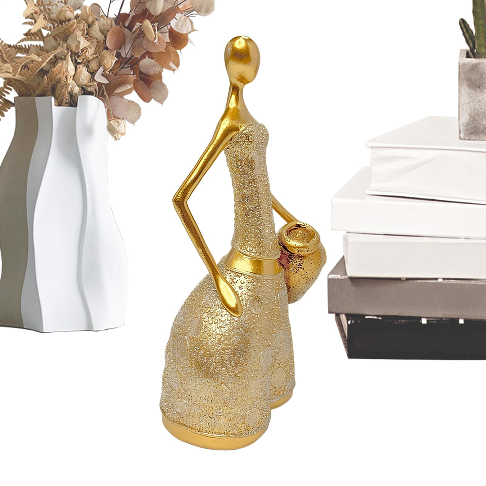 Statue moderne en résine de 30,5 cm une idée cadeau artistique unique