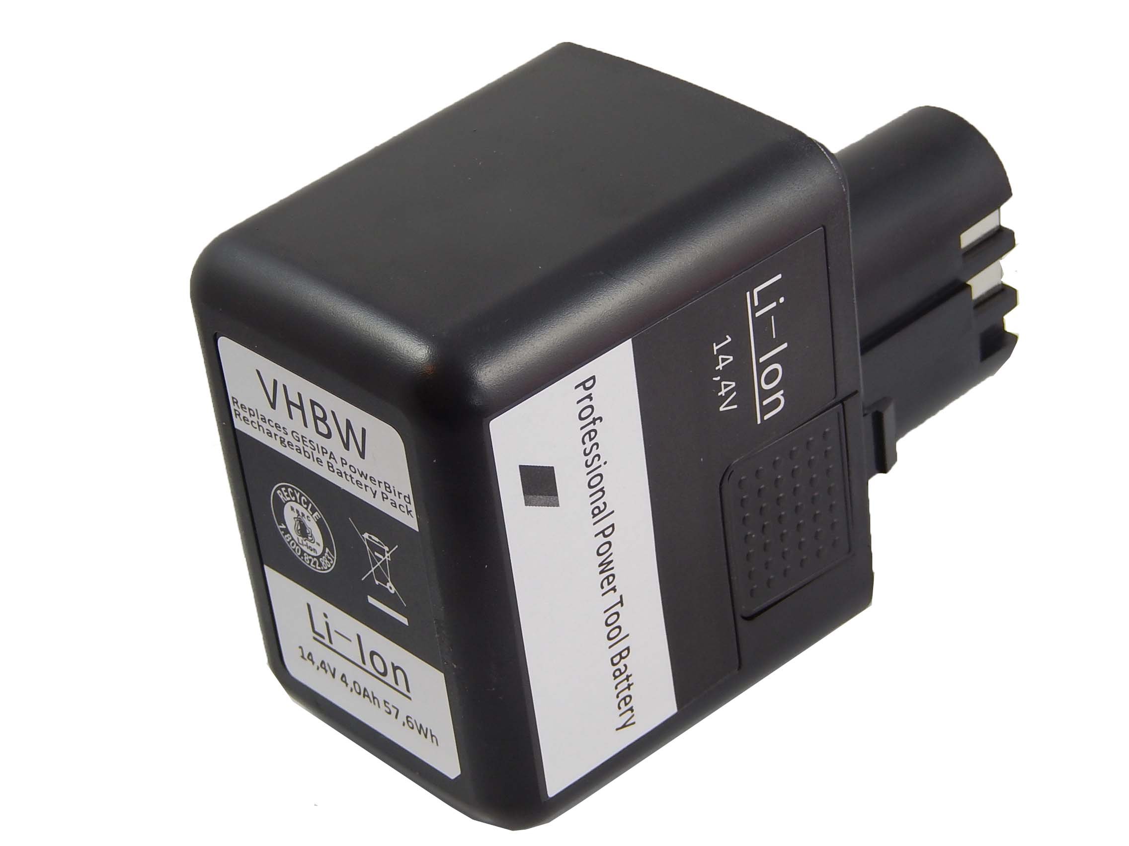 vhbw akumulator litowo-jonowy 4000 mAh (14,4 V) do elektronarzędzi Powertools Tools takie jak Gesipa 7251045