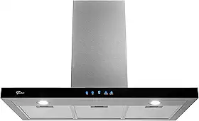 FISCHER COIFA DE PAREDE INFINITY DIGITAL TOUCH 90CM PRETA 220V19902-22550