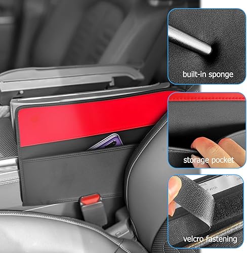 Miniatura 9 de BoxCheer Funda para reposabrazos de consola central para Nissan RogueX-Trail 2021-2023, accesorios de cuero antiarañazos, 2 unidades, protector de