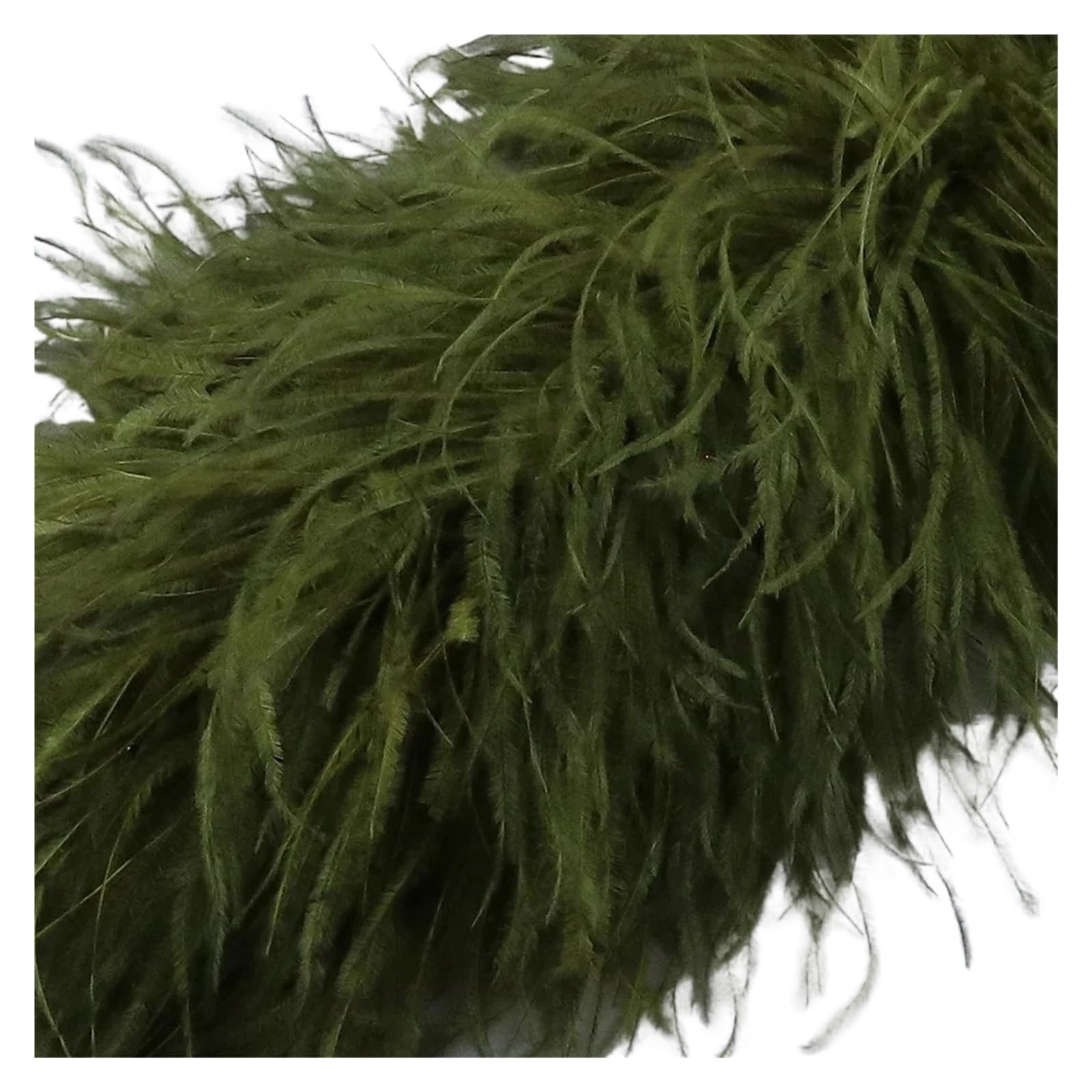 Boas à plumes Plumes d'autruche blanches et noires, moelleuses Boa for vêtements de mariage, décoration sac châle, artisanat couture