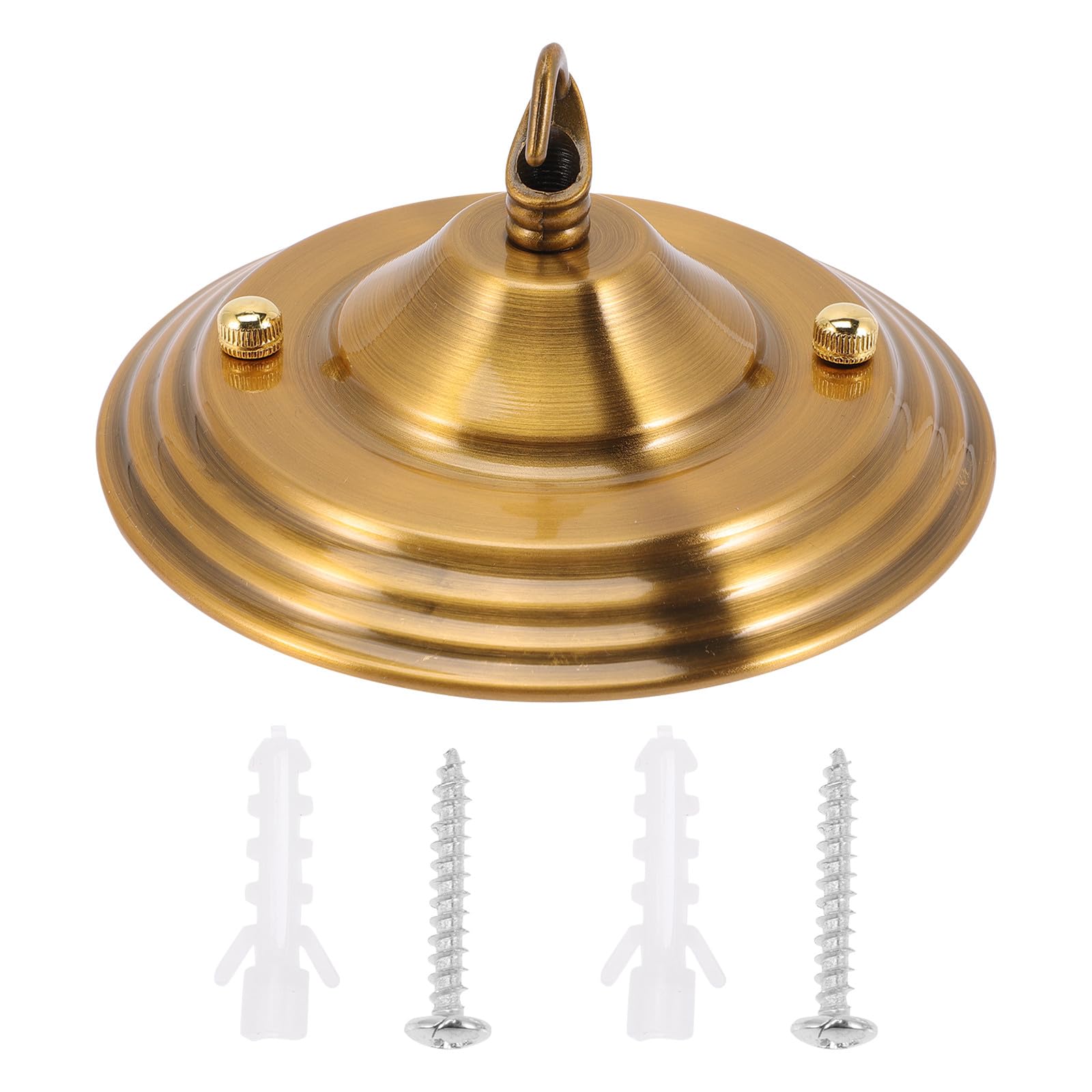 Kronleuchter Baldachin Gold aus Eisen mit 90mm Lochabstand