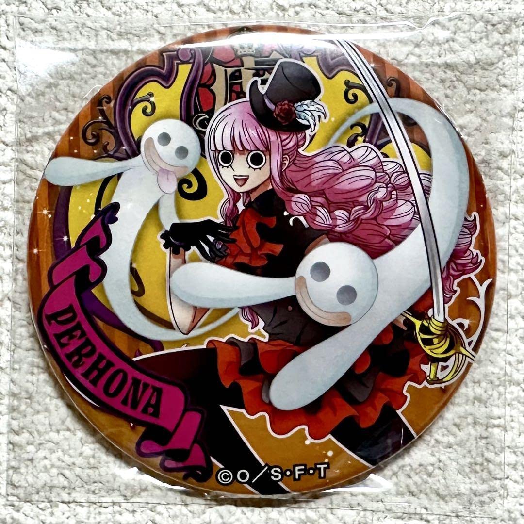 Amazon.co.jp: ワンピース 輩缶バッジ ペローナ TRICK OR ADVENTURE 