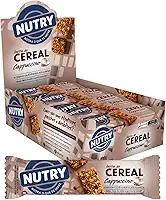 Nutry Barra De Cereais Cappuccino 20G - Display Com 24 Unidades - Com 3 Cereais Café Chocolate E Canela