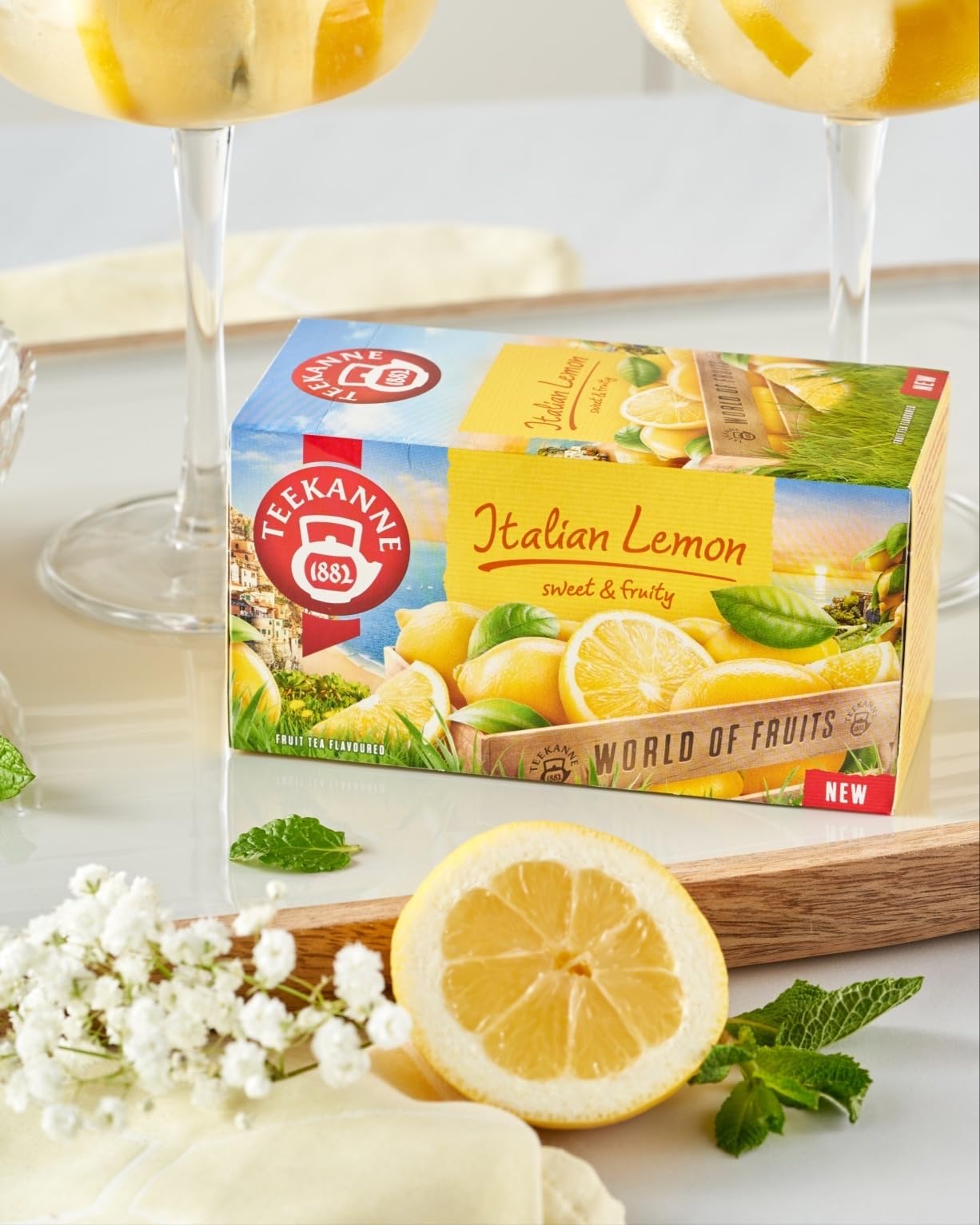Tetera de limón italiano (New Edition) – Tés de frutas con sabor a limón y miel – 6 x 20 Tb