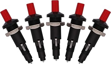 5 PCS Two Outlet Push Botton Piezo Igniter Ceramic Kitchen Lighter