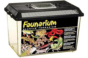 Exo Terra Faunarium: Perfect 10-Gallon Plastic Tank for Reptiles