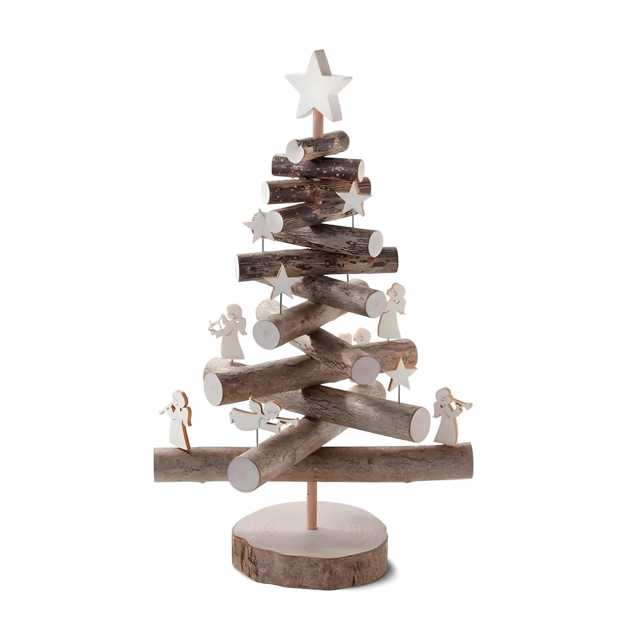 Sapin de Noël en bois à composer : la solution déco gain de place et réutilisable 29 cm
