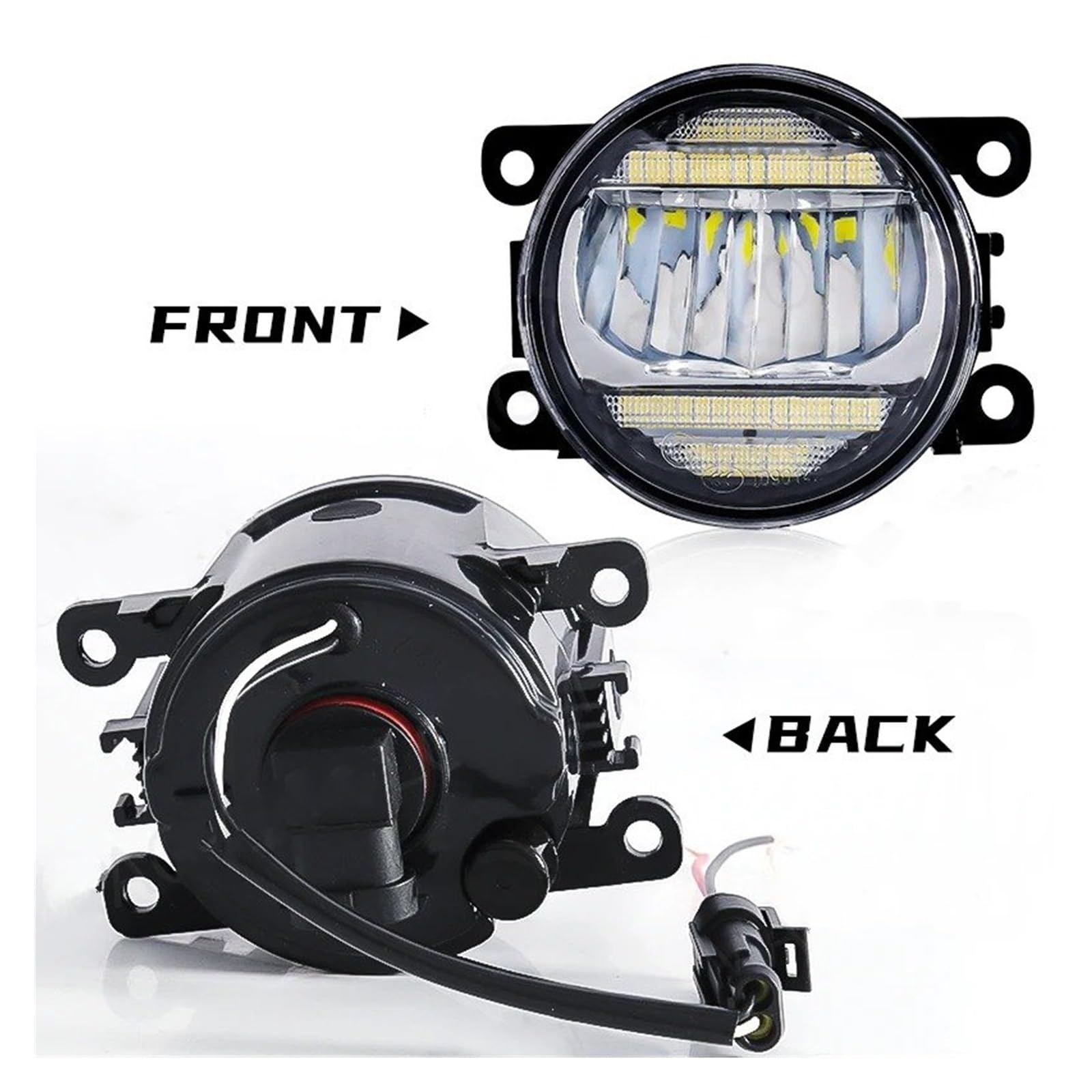 Fendinebbia A LED Per Auto 2in1 DRL Lampada Da Corsa Diurna Per Accord Per CR-V Per Città Per Civic Luci Lavoro Fuoristrada