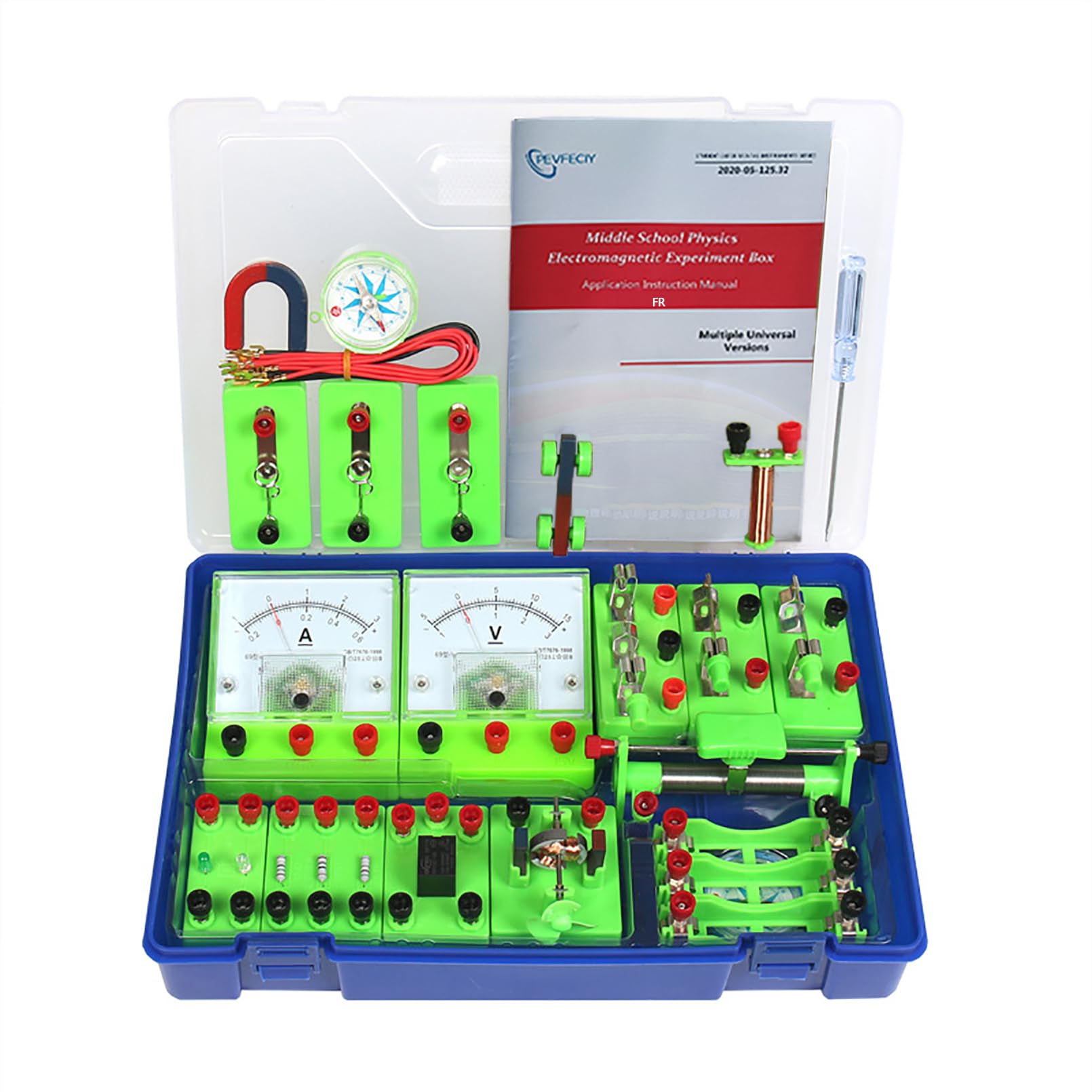 Kit di esperimenti Scienziati Bambini,Kit educativi Scienze per Principiante Imparare Elettricite e Magnetismo Circuiti di Base giochi kit esplorazione ai laboratori scientifici,Stem