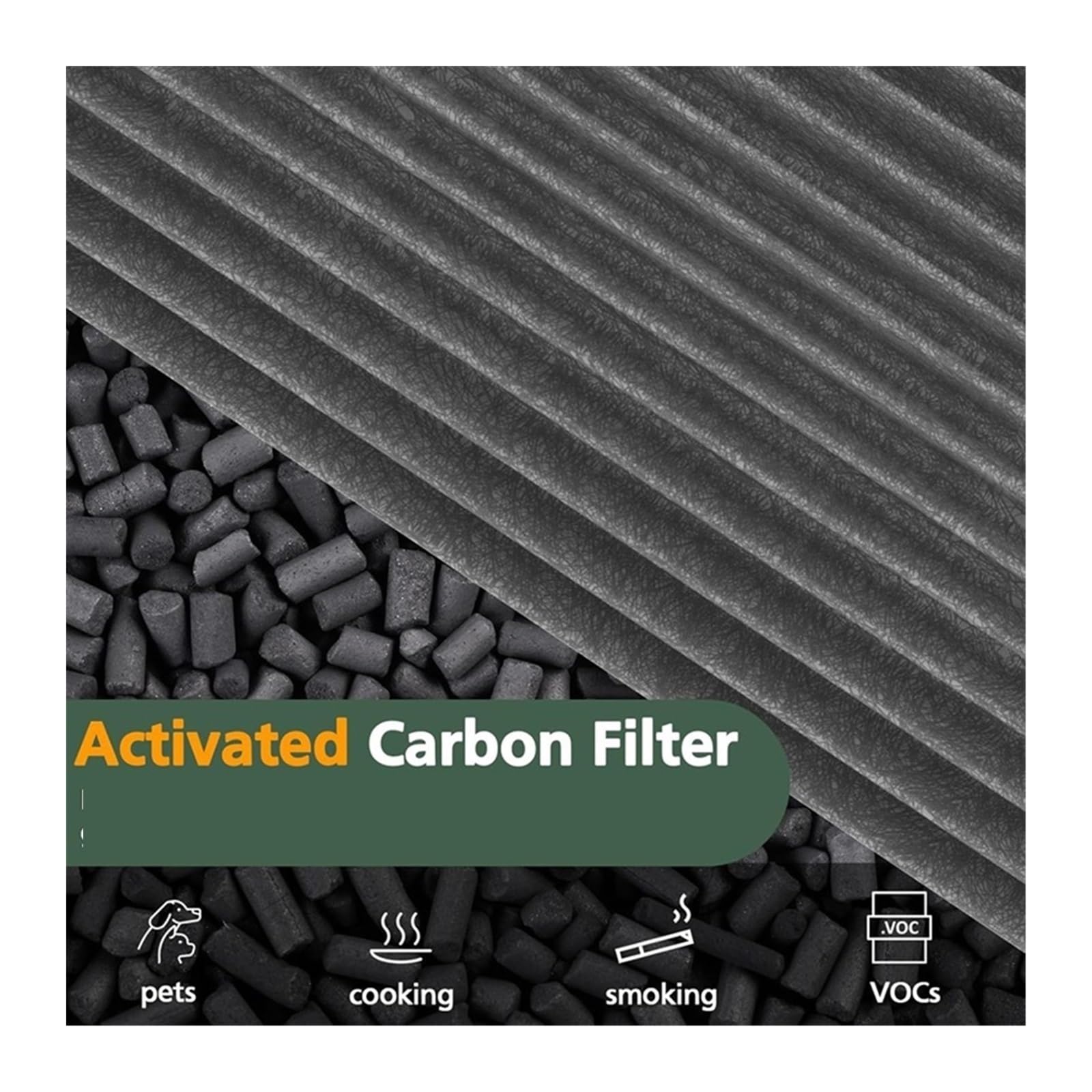 Filtro De Repuesto HEPA + Carbón Activo 2 En 1, Compatible con Dyson, TP10, HP10, HP09, TP09, HP07, TP07, TP06 Y HP06 Purifi-Er