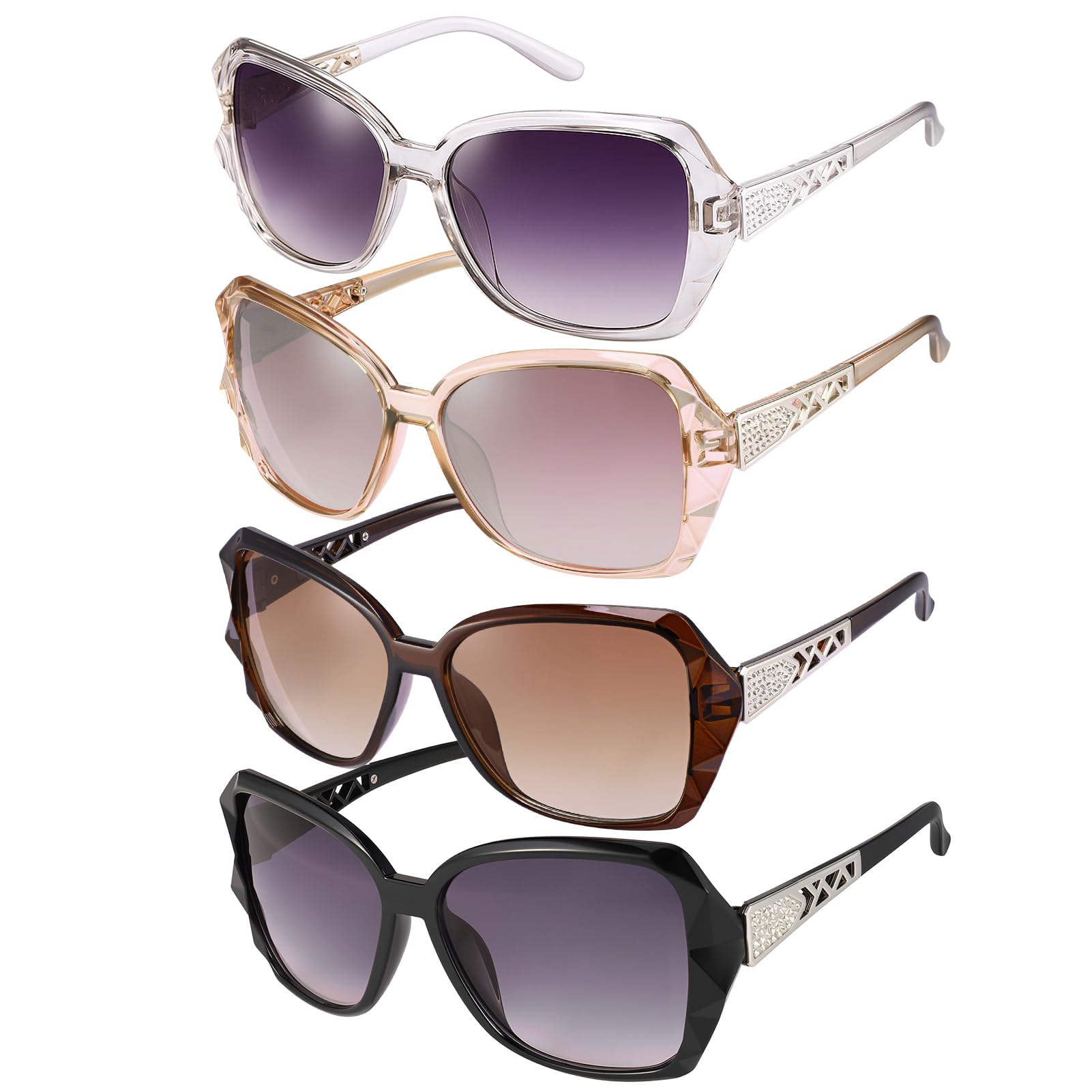 DragonflyDreams Women Large Sunglasses, UV 400 Glasses