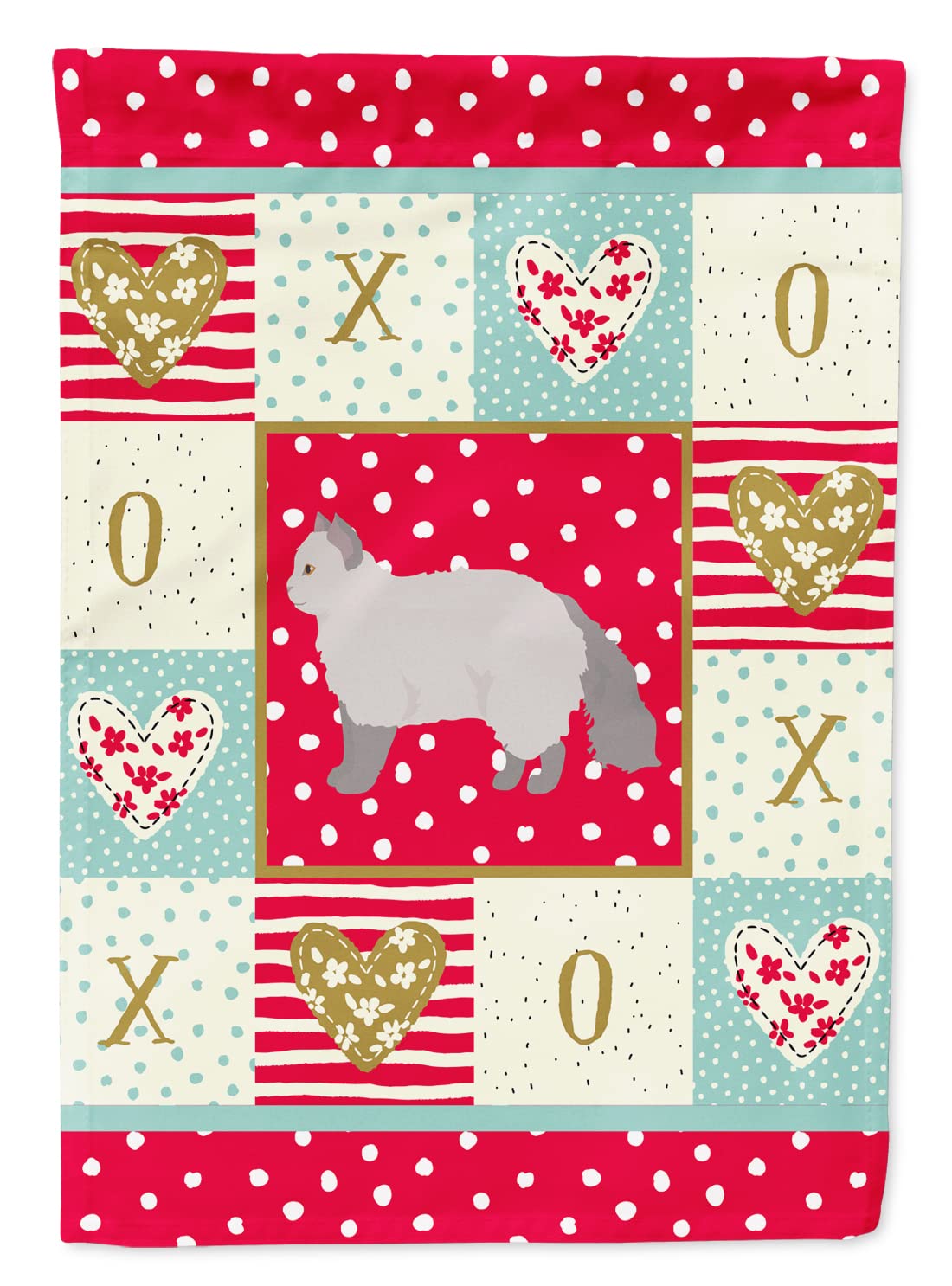 Drapeau Selkirk Rex #2 Cat Love Flag Caroline's Treasures pavillon multicolore