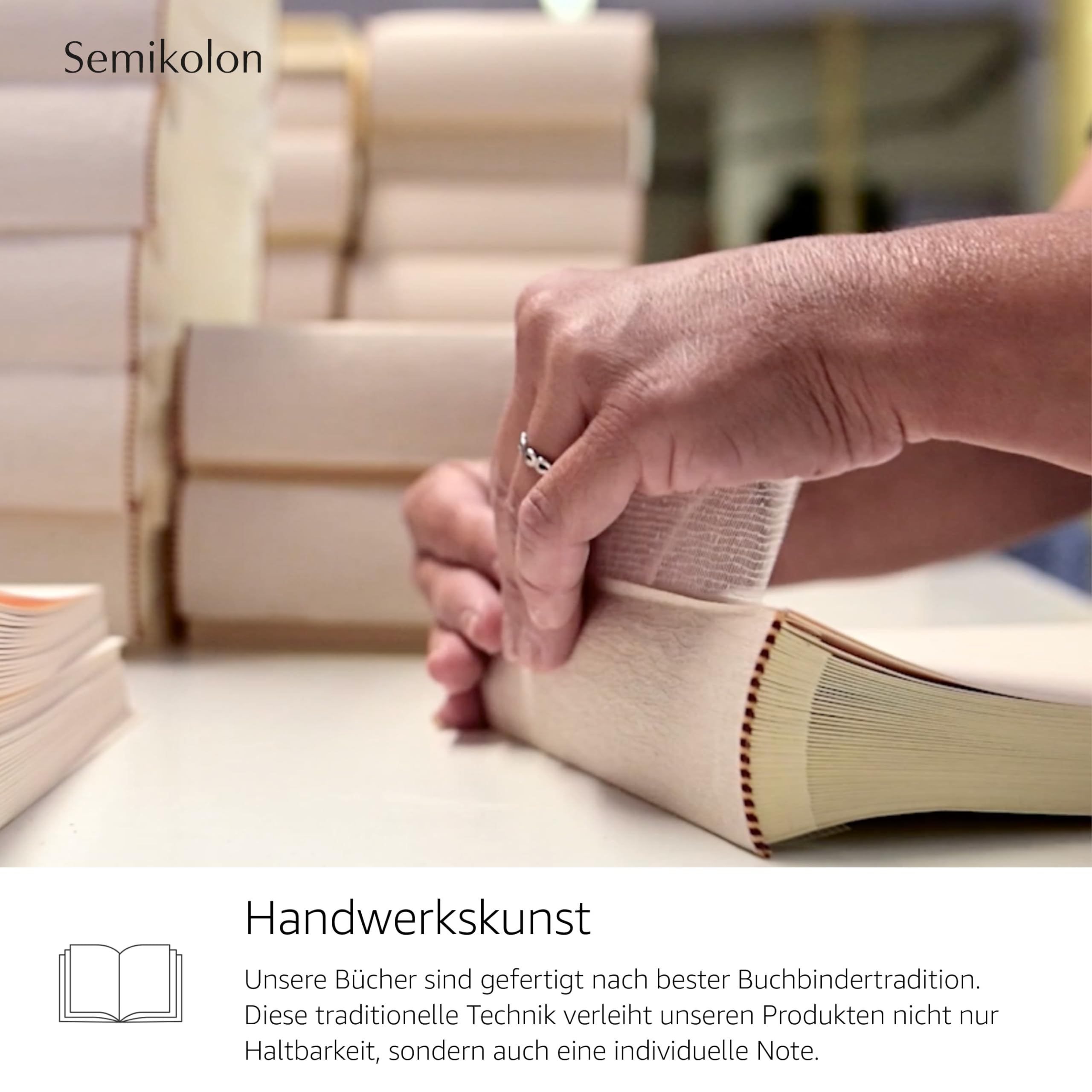Semikolon 373050 Premium Aufbewahrungsbox One Line Edition - Geschenkbox Large 31 x 23 x 12 cm - Black