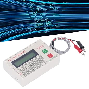 Capacitor Tester, Capacitance Meter LCD Display Meter with Smart Shutdown Function