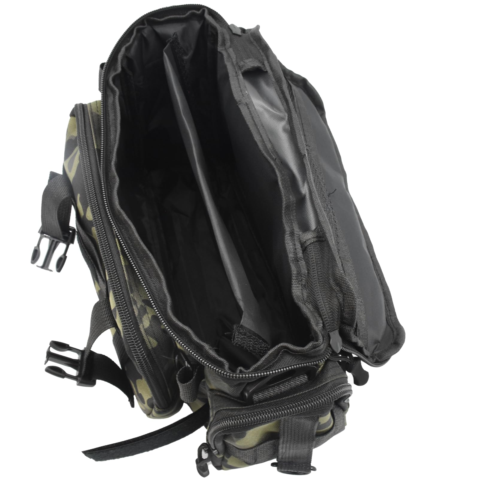 Borsa da pesca, Attrezzatura da Pesca, Borsa a Tracolla in Tessuto Oxford, Carpa all'aperto Borsa a vita per Attrezzatura da Pesca con Cintura e Tracolla