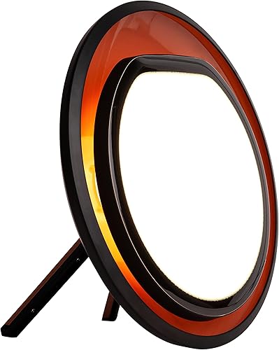 Lumie Halo  Lámpara de terapia de luz de 10,000 Lux para alivio de la blues de invierno, impulso del estado de ánimo y energía  Brillo ajustable y