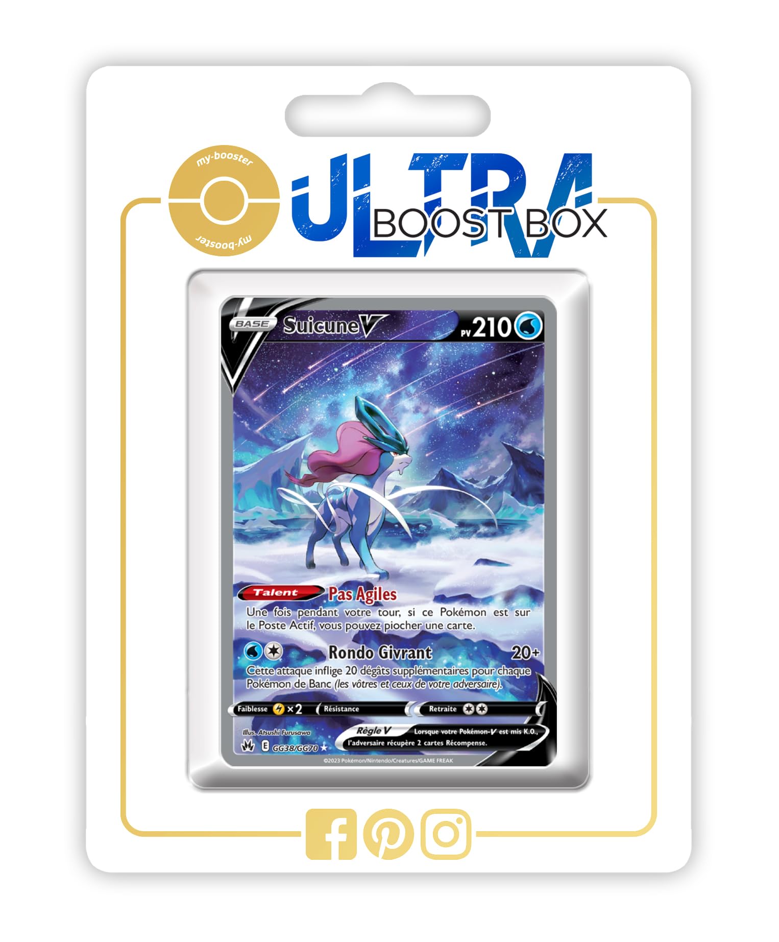 Suicune V GG38/GG70 Alternative Pokémon Gallery Secrète
