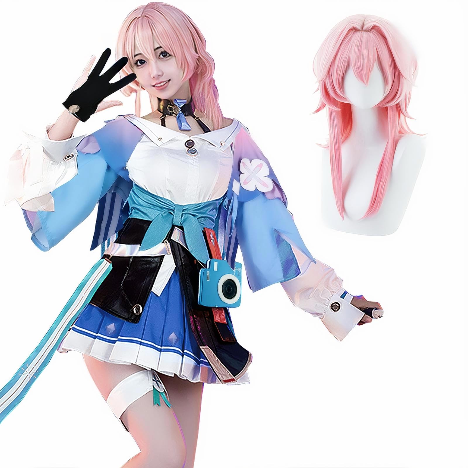 Amazon.co.jp: CHIASA 崩壊スターレイル 三月なのか コスプレ道具 剣士 