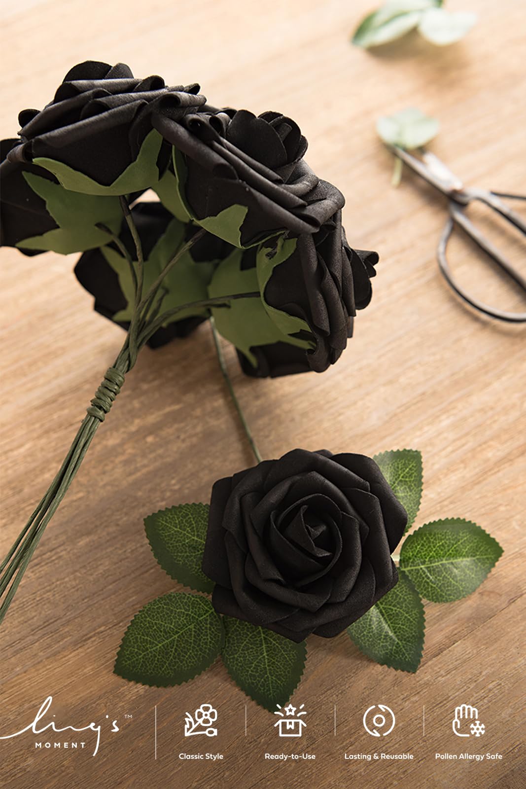 How To Make Fake Black Roses