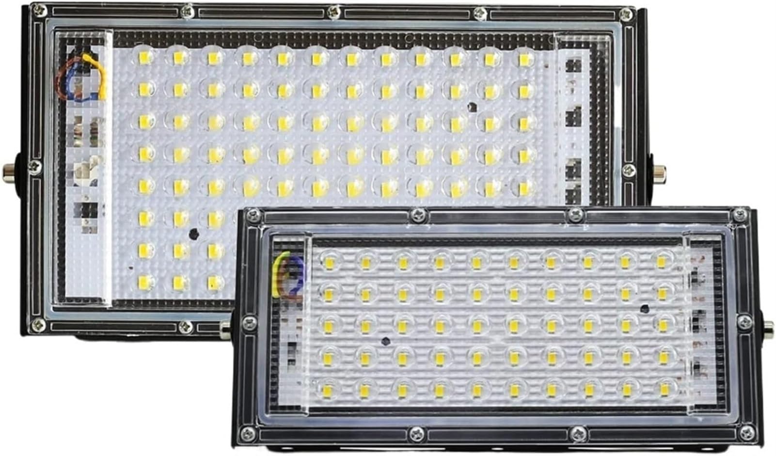 Lampy solarne zewnętrzne, Reflektor IP65 reflektorowy Zewnętrzne oświetlenie krajobrazu do ogrodu, podwórka, garażu, drzwi(Warm Light,50W)