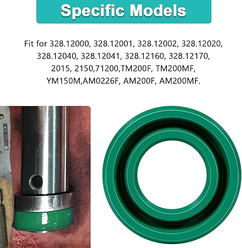 Miniatura 3 de Reemplazo hidráulico del sello de la copa en U del pistón del gato para el piso de 2 toneladas para la serie 328 Sears-328.12001, 328.12002,