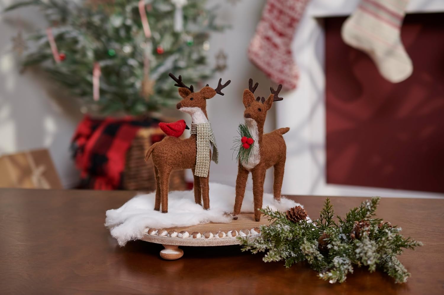 Primitives by Kathy Cardinal & Deer Collectible Critter Set image 3