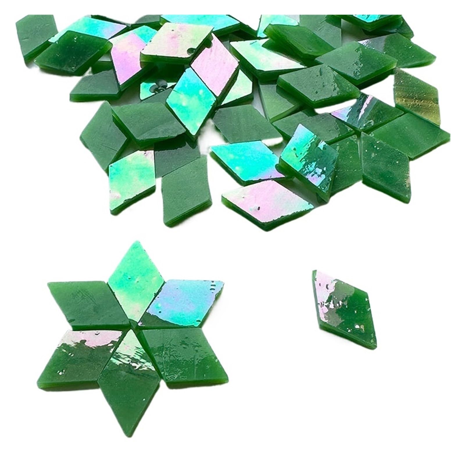 Mtadsbkfp Color4 Mixed Colour Stained Glass Mosaic Tiles, Ceramic And Glass Mosaic Tiles Multicolor 50G For Diy Craft Decoration(Color4)