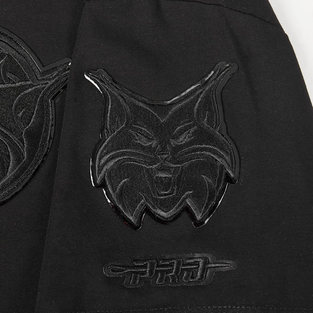 Womens WNBA Classic Triple Black Cotton Short Sleeve Boxy Tee - Image 4