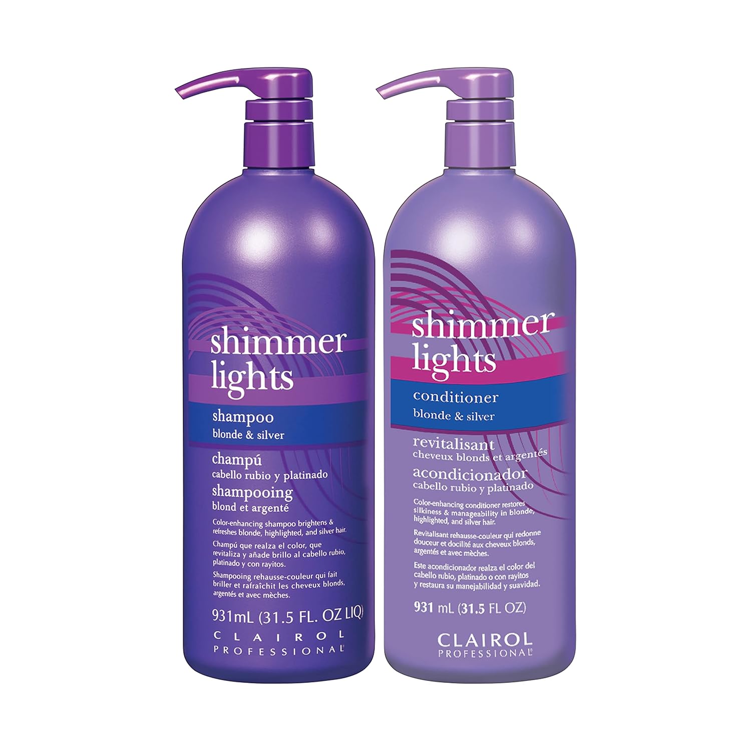 Clairol Professional Shimmer Lights Shampoo & Conditioner