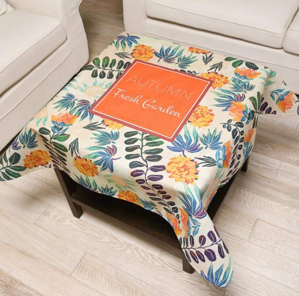 Nappe de coton et de lin épais K 140x200cm pour table rectangulaire