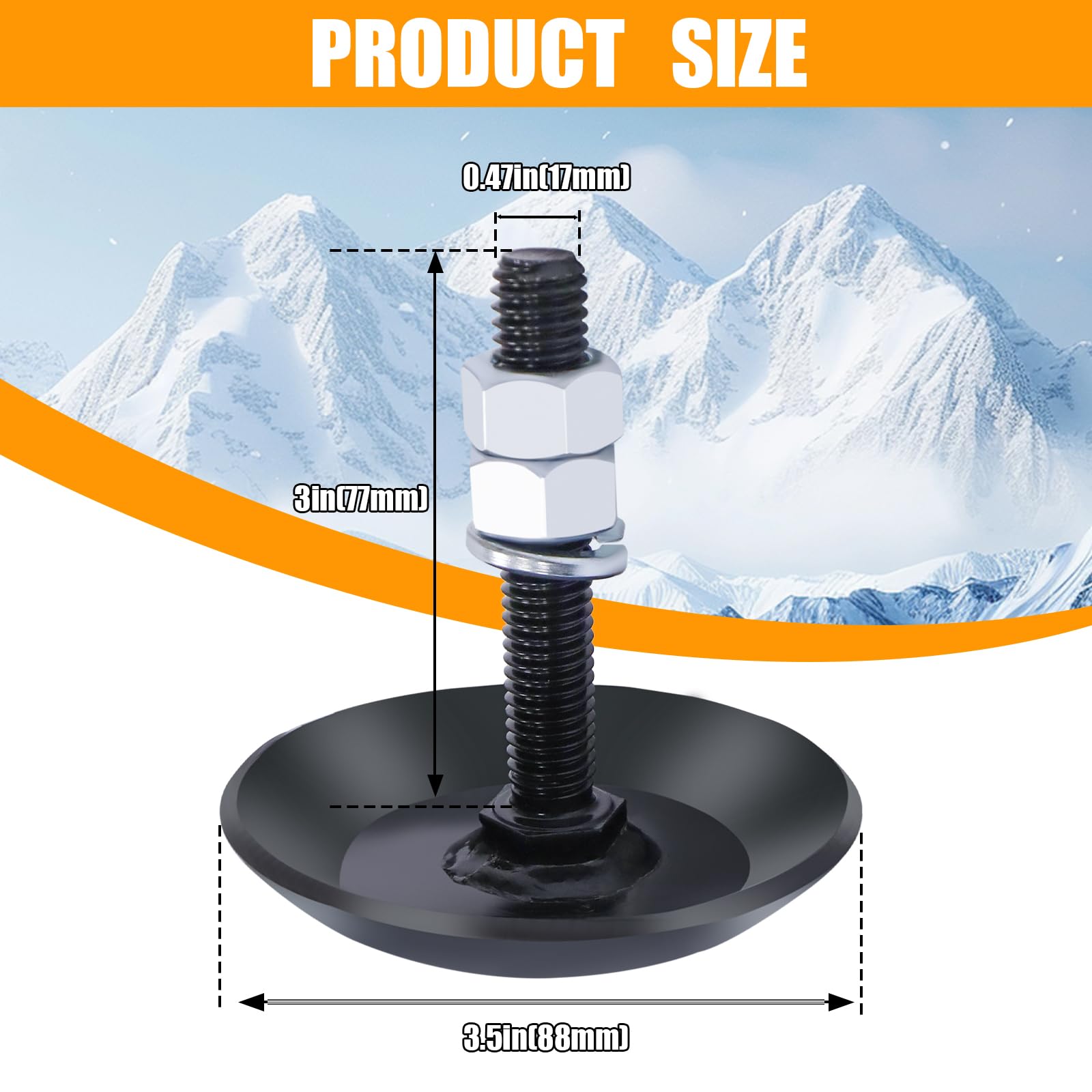 Snow Plow Blade Skid Shoes For Polaris Sportsman ATV Ranger RZR Razor Snow Plow Blade Skid Shoes For Polaris Sportsman ATV Ranger RZR Razor