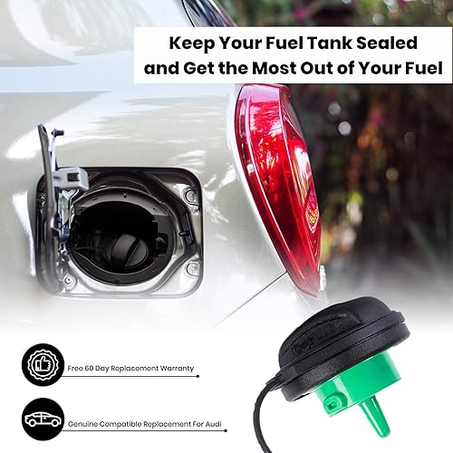 Miniatura 3 de Tapa de depósito de gasolina de repuesto 8K0201550N con correa - para Audi A4 A5 A8 Q5 RS5 S4 S5 S8 SQ5 Allroad