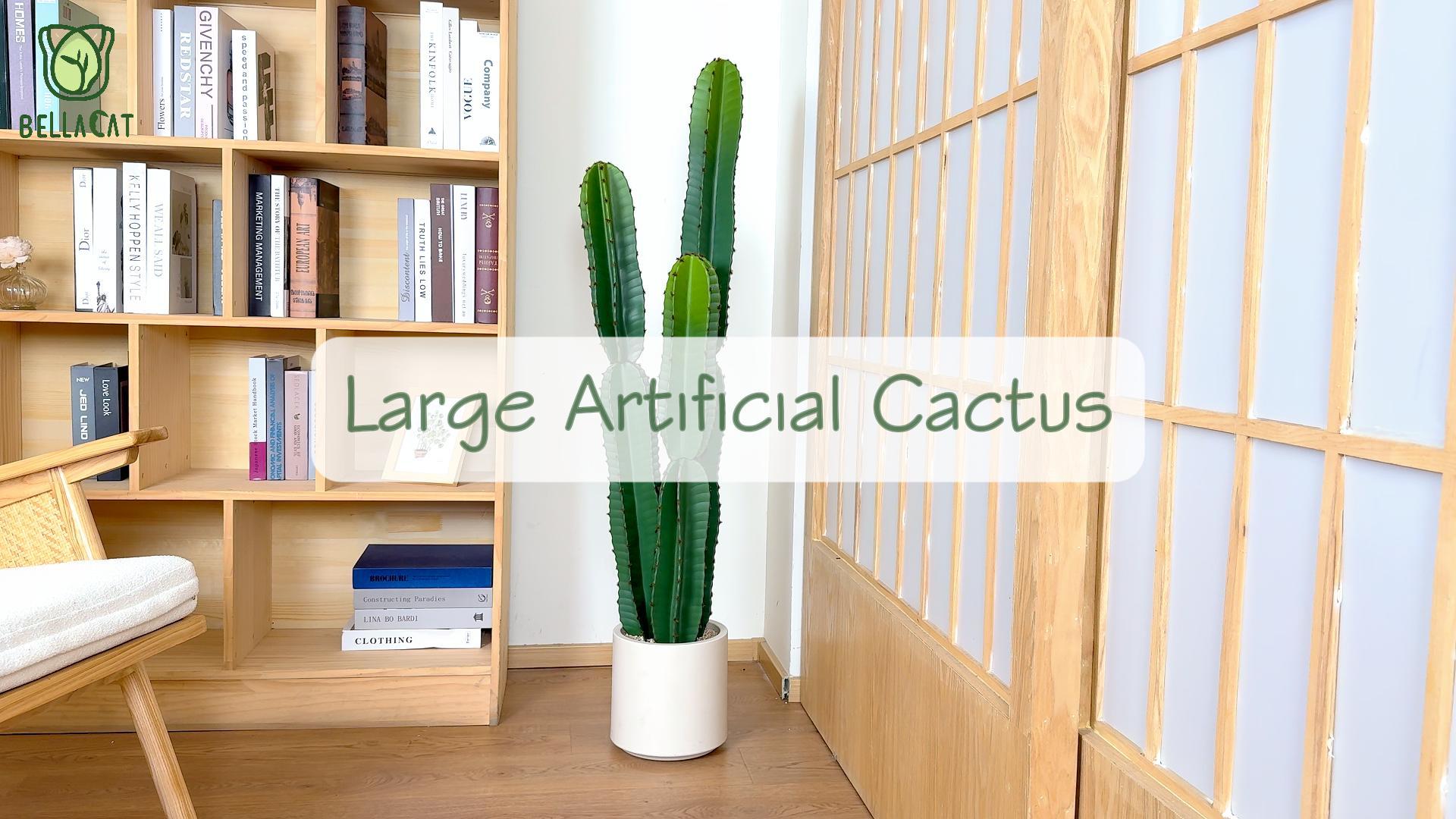 Bellacat UV Resistant 5ft Large Artificial Cactus With