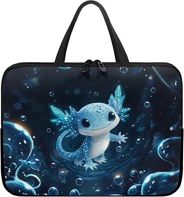 Women Kawaii Laptop Bag for Ladies Portable Computer Sleeve with Handle and Double Zipper