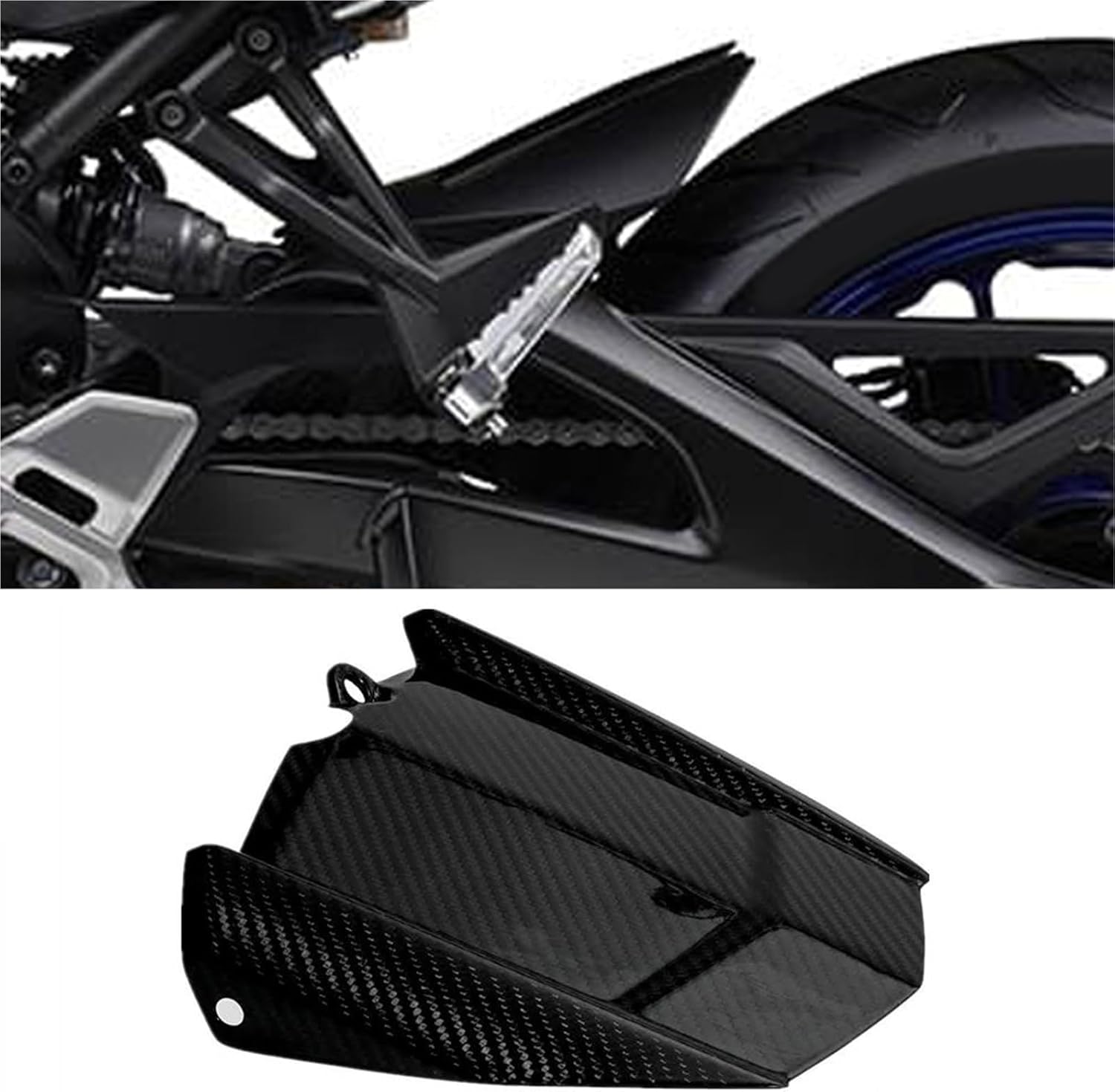 ZX-25R カーボンファイバー リアフェンダー ハガー マッドガード