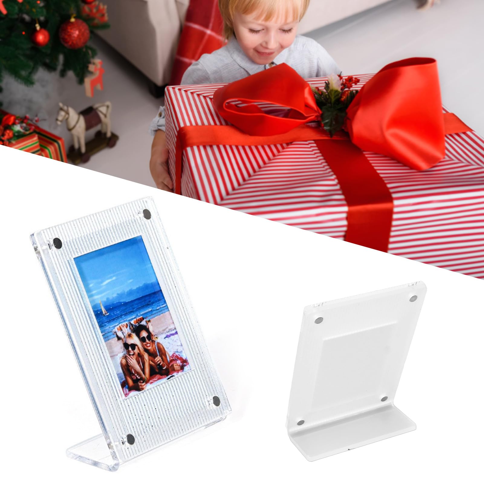 Amazon.co.jp: アクリルフォトフレーム、磁気アクリルフォトフレーム 3