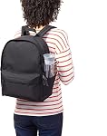 Amazon Basics Classic School Backpack - Black
