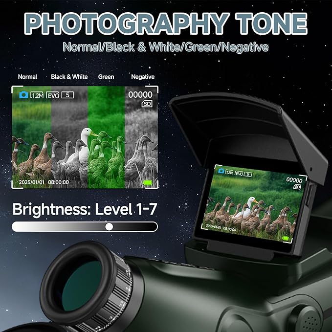 Telescopio digital profesional portátil con cámara 4K miniatura 6