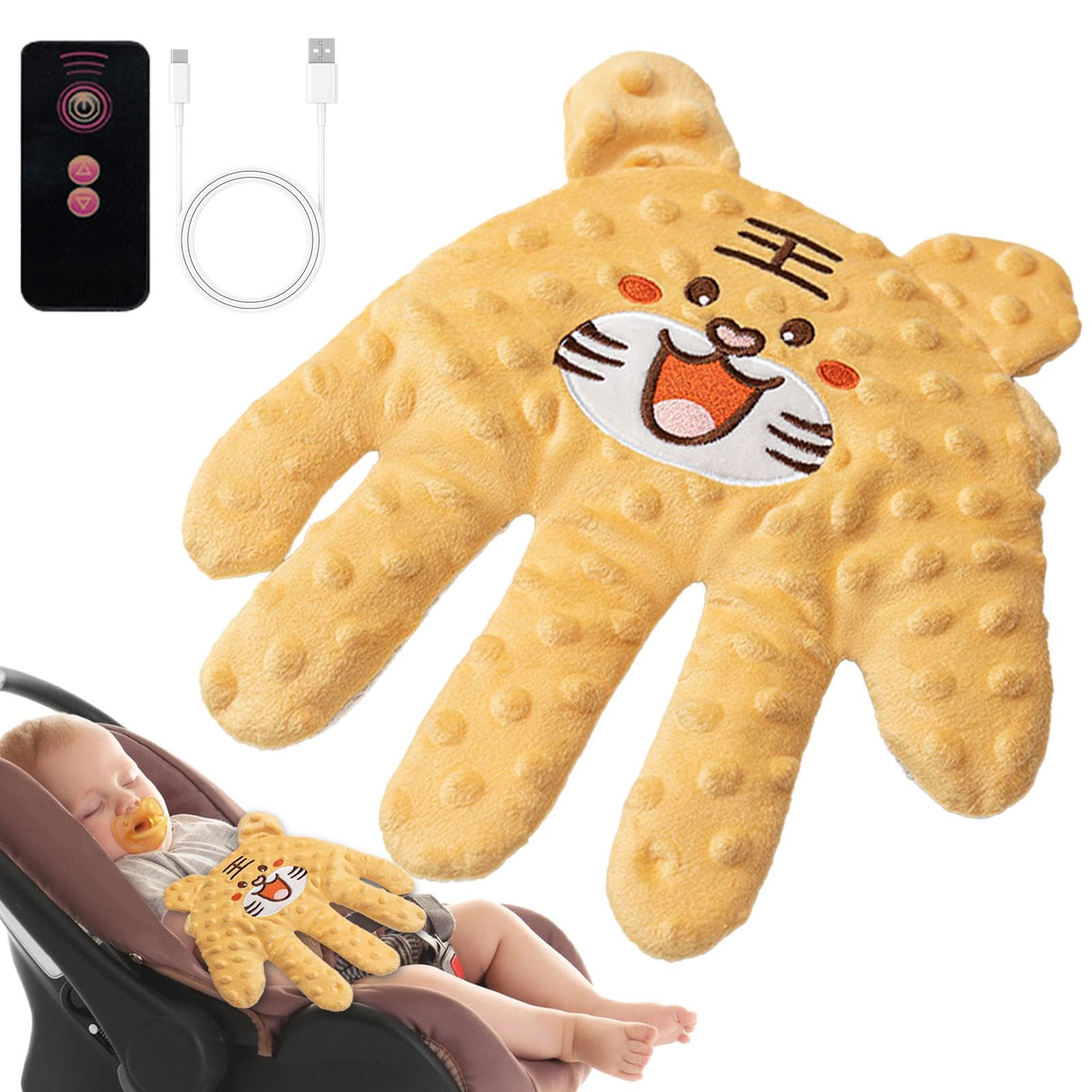 GenericBaby Sleep Aid Palm Baby Pillow Newborns Sleeping Hand Palm  Anti-Startle Baby Sleep Toys Stuffed Animal Hand Glove Automatic Patting