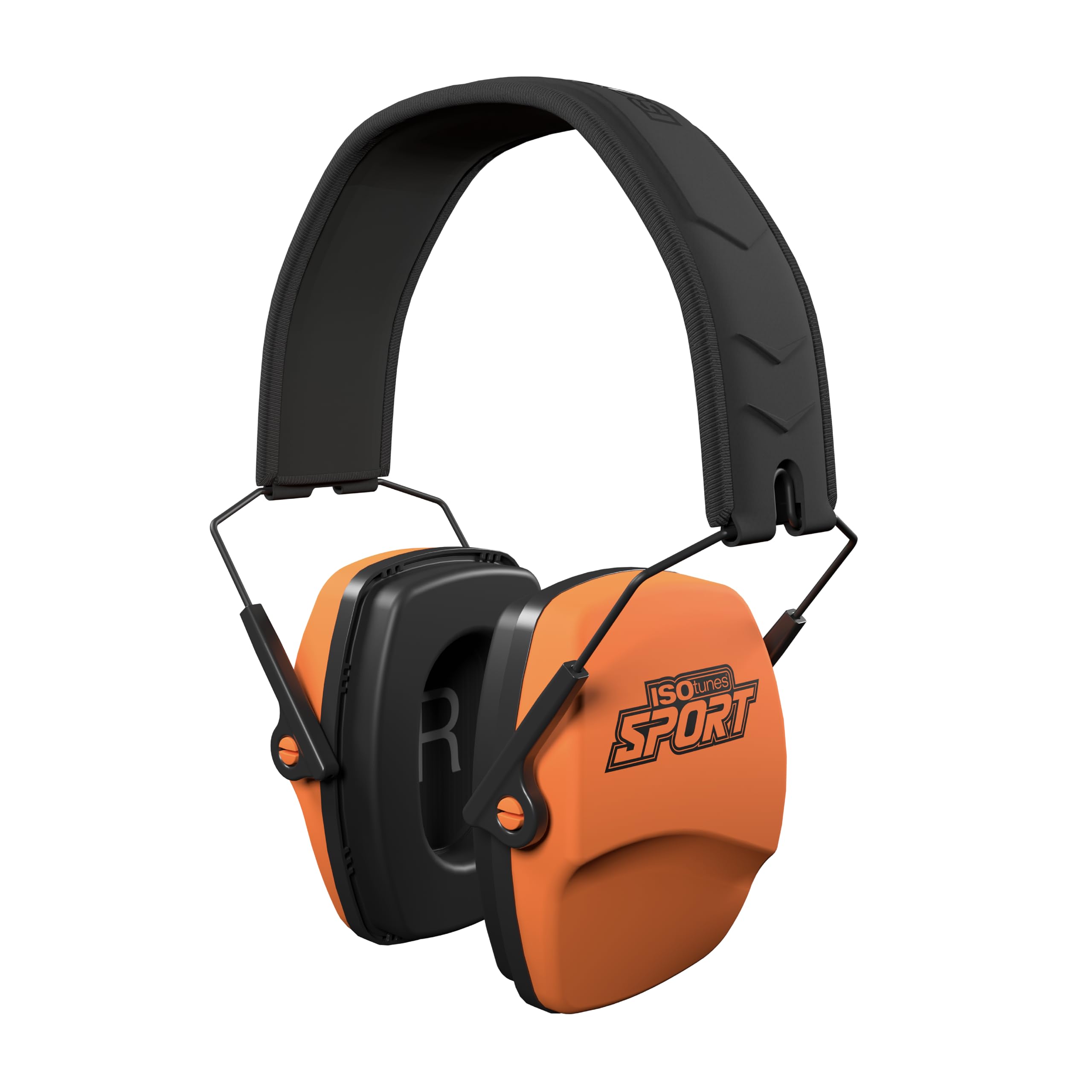 ISOtunes DEFY - Paraorecchie passive sottili: protezione acustica over-ear con isolamento acustico, cuscinetti in schiuma e archetto regolabile
