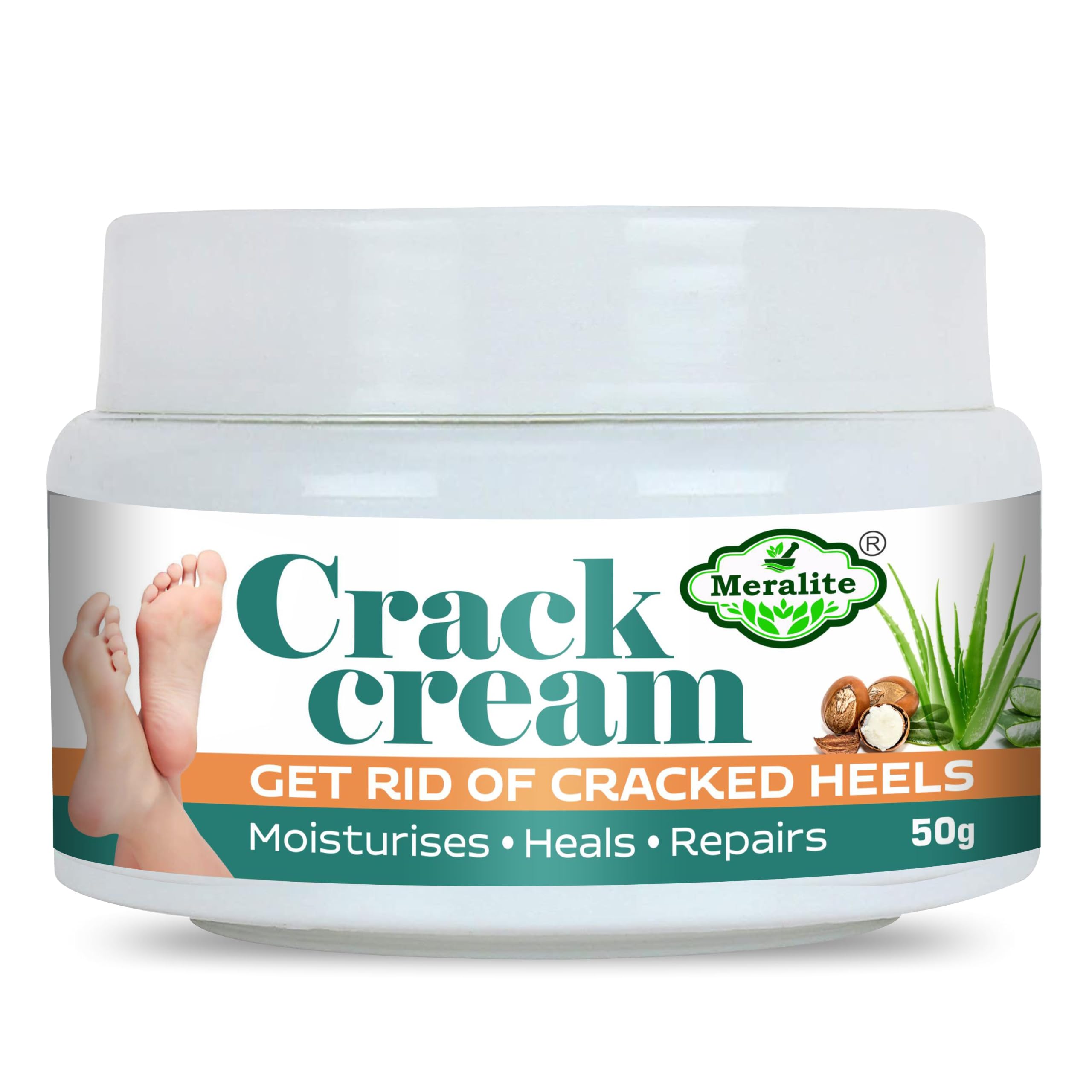 Crack Foot Cream 50g | Intensive Heel Repair Moisturizer for Dry, Rough & Cracked Skin | Deep Hydration, Soft & Smooth Feet | Fast Absorbing Formula-picture-42