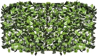 Konan Original Sunshade, Blindfold, Soft Garden Fence, Mixed Green, Approx. 78.7 x 39.4 inches 200 x 100 cm, Veranda Blindfold Privacy Protection, Green Curtain