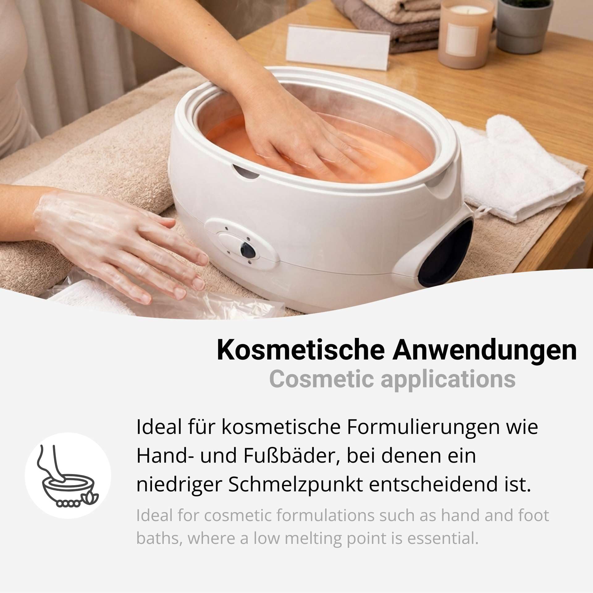 25 kg Paraffinwachs 45-47°C in Platten, für Paraffinbad, Handbad und mehr, Made in Germany